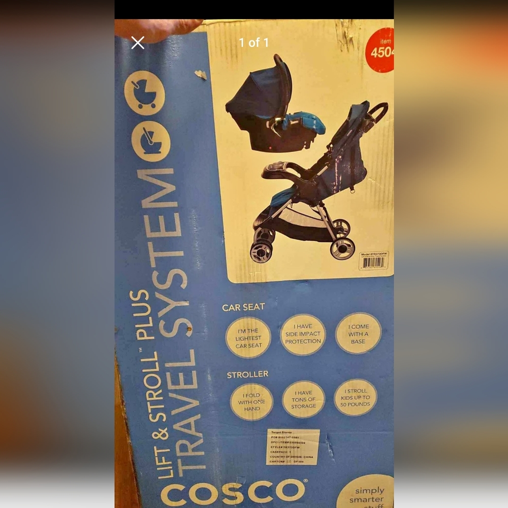 Cosco Carseat Stroller combo